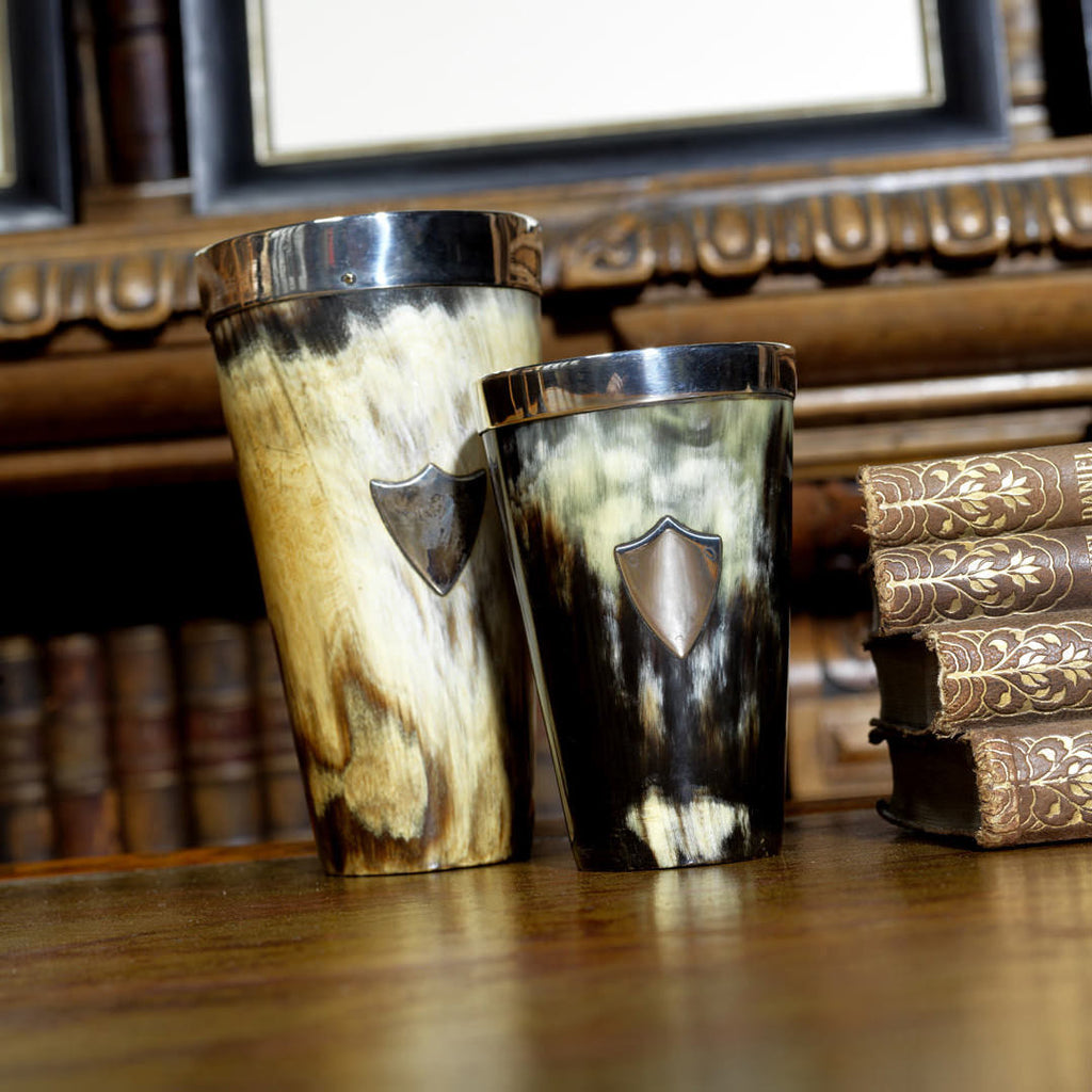 Large 19th Century Horn Beaker - Hobson May Collection - 1