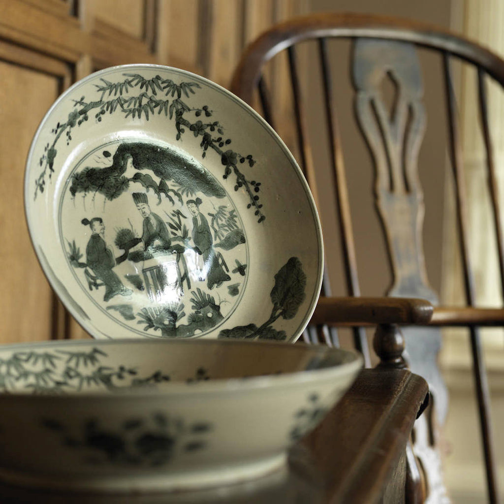 Pair of 18th Century Chinese Swatow Dishes -Main Image-1