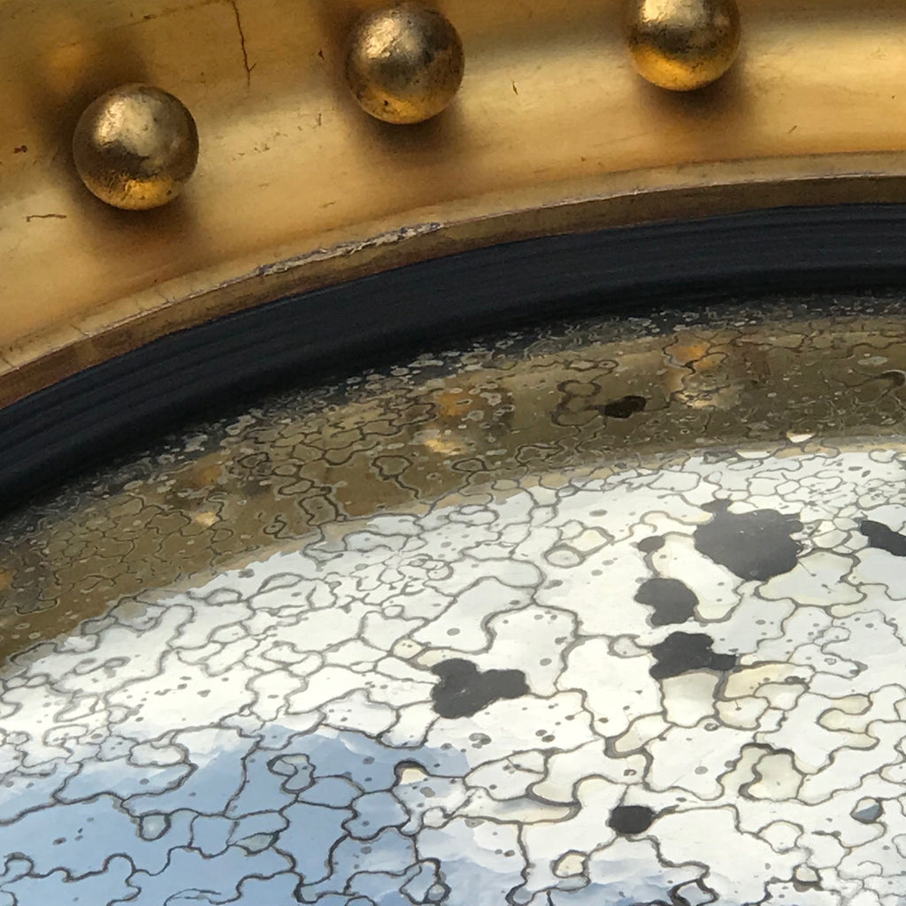 Regency Carved Giltwood Convex Mirror - Detail View - 8