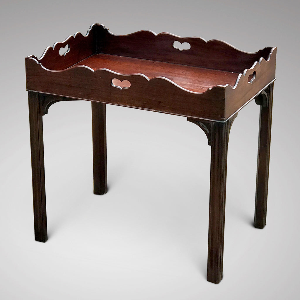 George III Mahogany Butlers Tray Table - Main View - 1