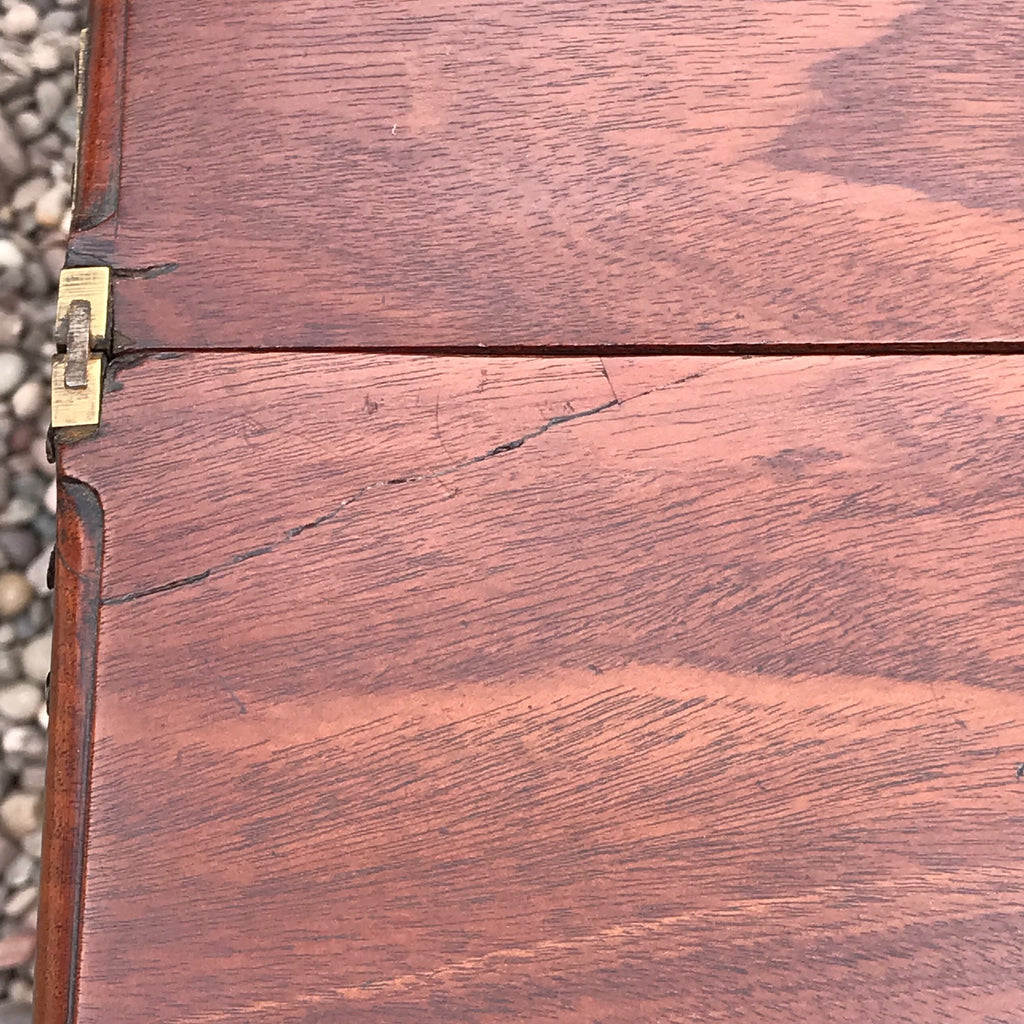 George III Mahogany Fold Over Tea Table - Detail View - 7