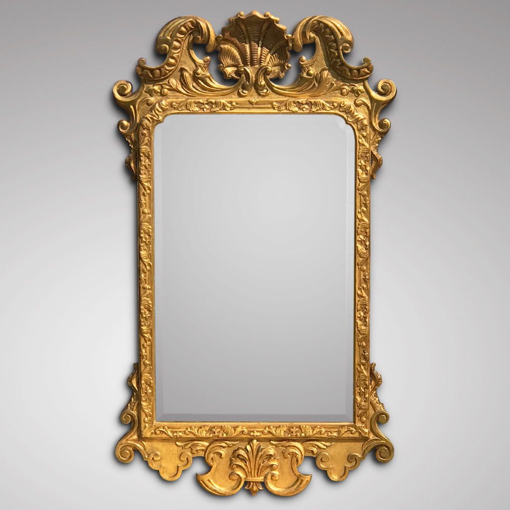 George III Carved & Gilded Rectangular Mirror - Main View - 1
