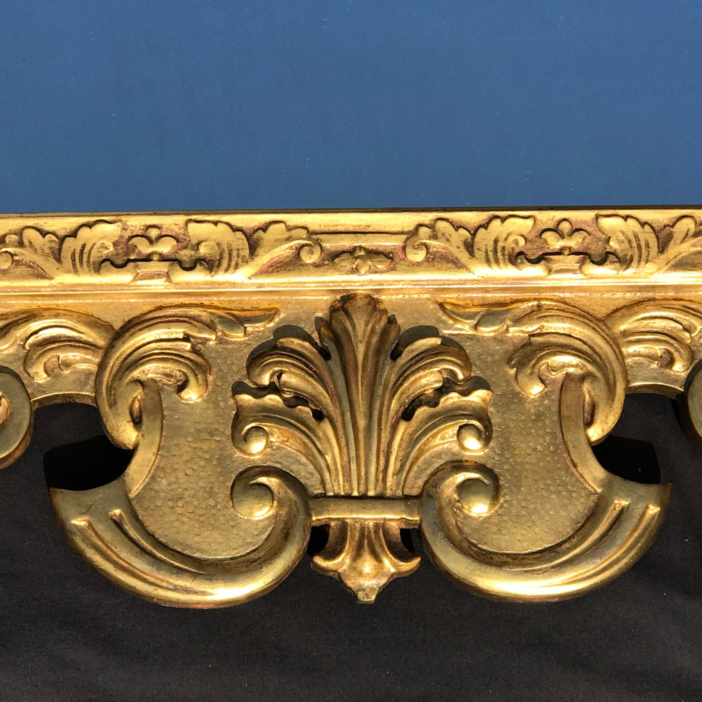 George III Carved & Gilded Rectangular Mirror - Detail View - 6