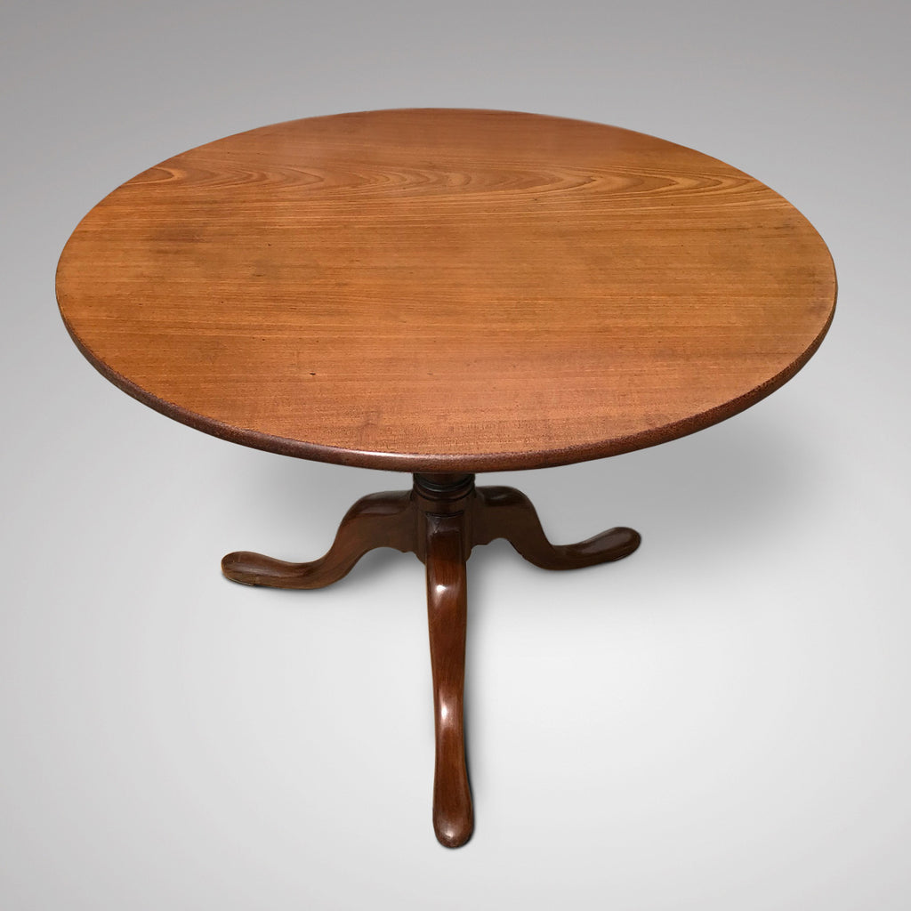 George III Mahogany Tilt Top Breakfast/Centre Table - Top View - 2