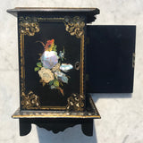 Victorian Inlaid Papier- Mache Jewellery Box - Detail View - 3
