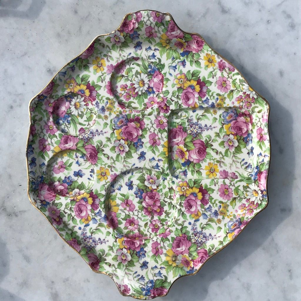 Mid Century Royal Winton Breakfast Set - Detail View - 7