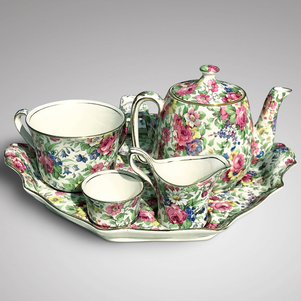 Mid Century Royal Winton Breakfast Set - Main View - 2