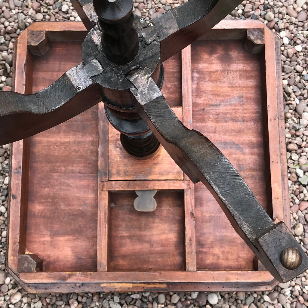 19th Century Inlaid Pedestal Table - Detail View - 8