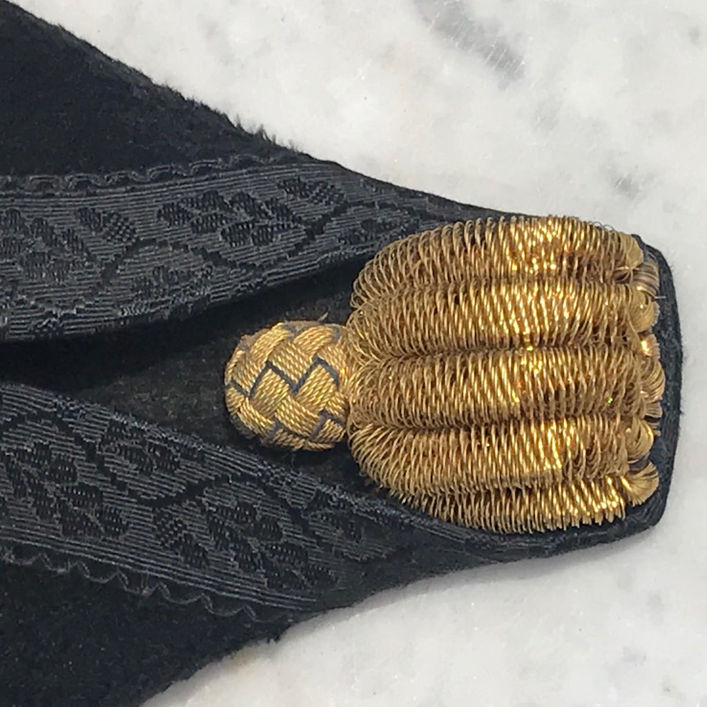 Naval Bicorne Hat in Original Toleware Box - Detail View - 10