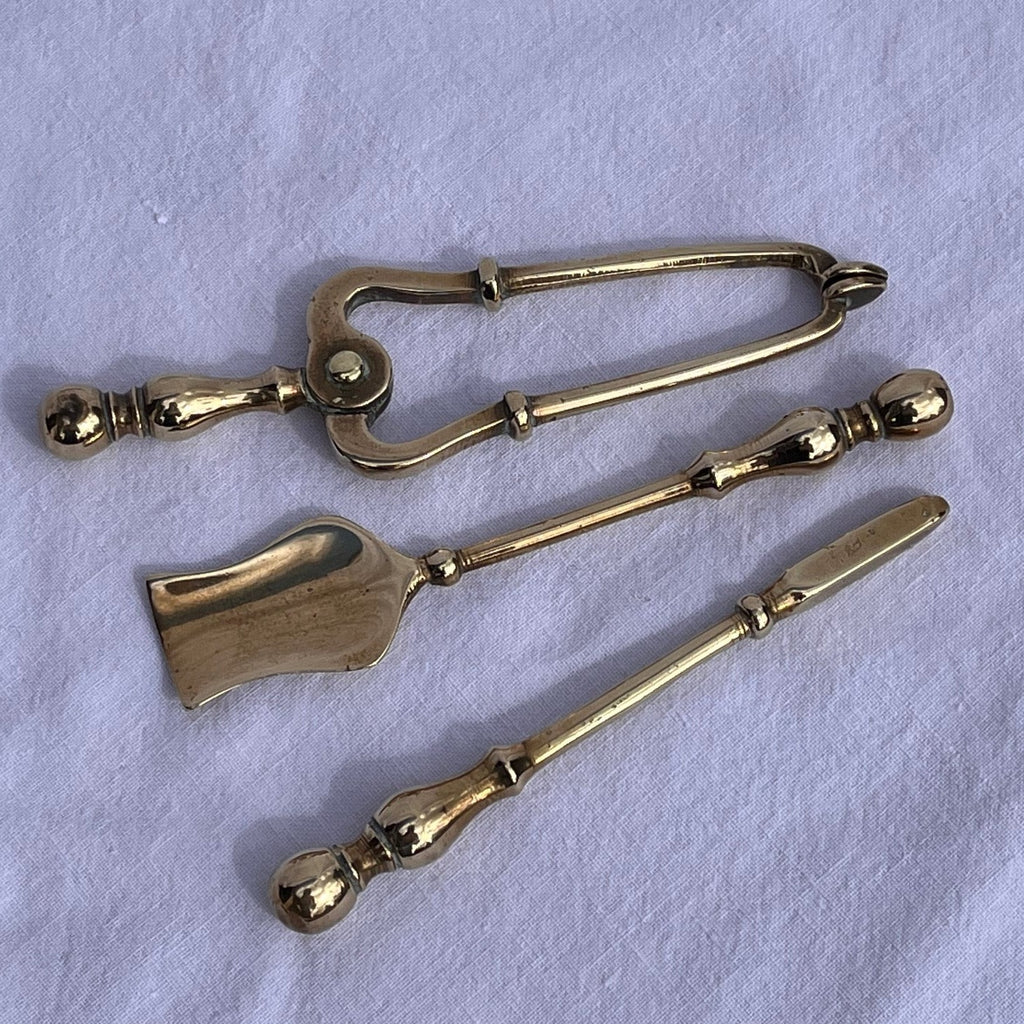 Victorian Brass Salesman Sample Miniature Fireplace - Detail View - 3