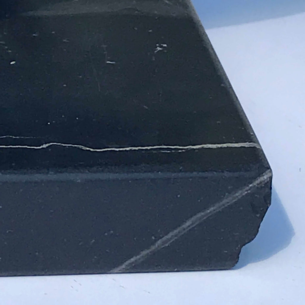 Art Deco Bronze Cat Sculpture - Detail View of Marble Base - 7