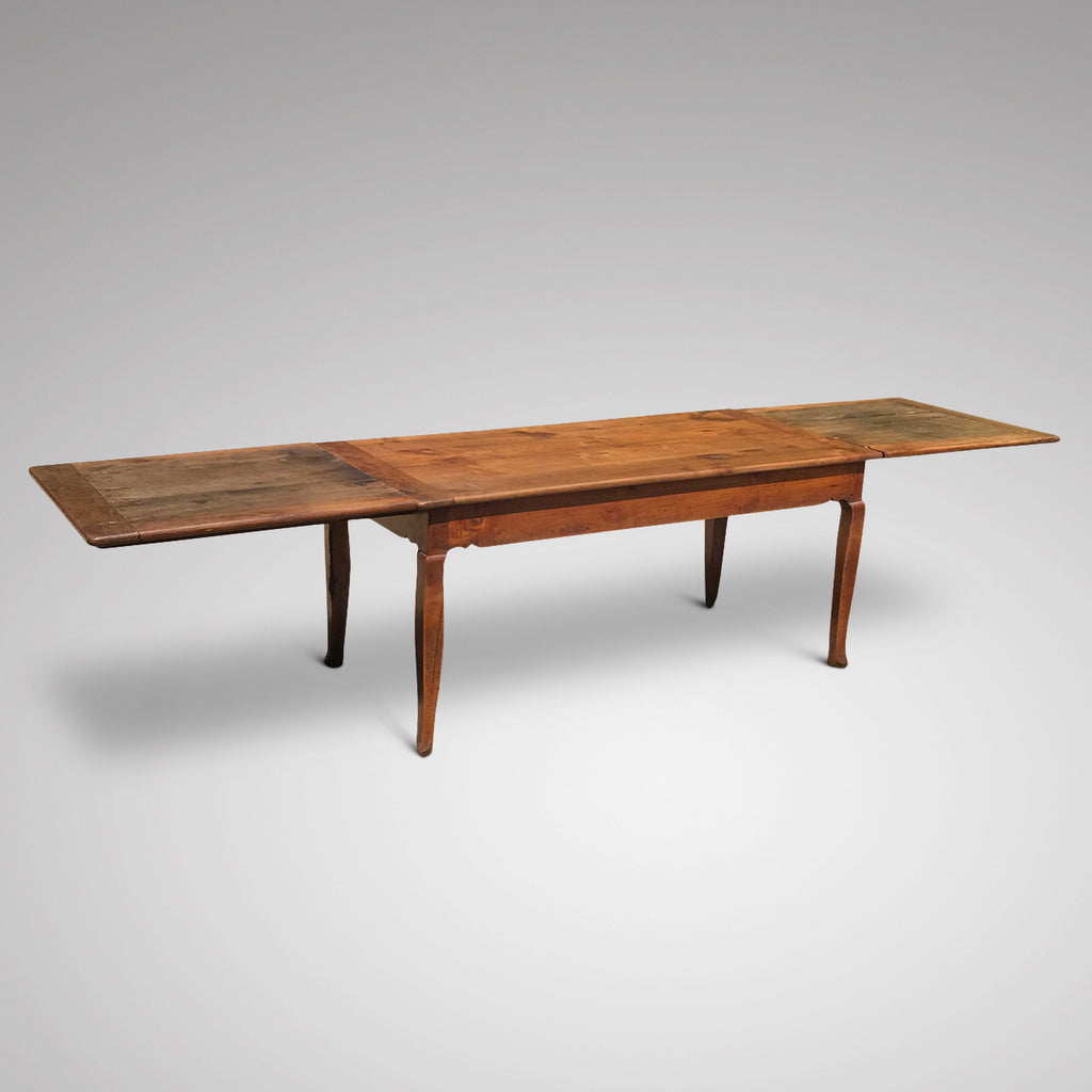 19th Century Fruitwood Extending Dining Table - Main Extended View - 3