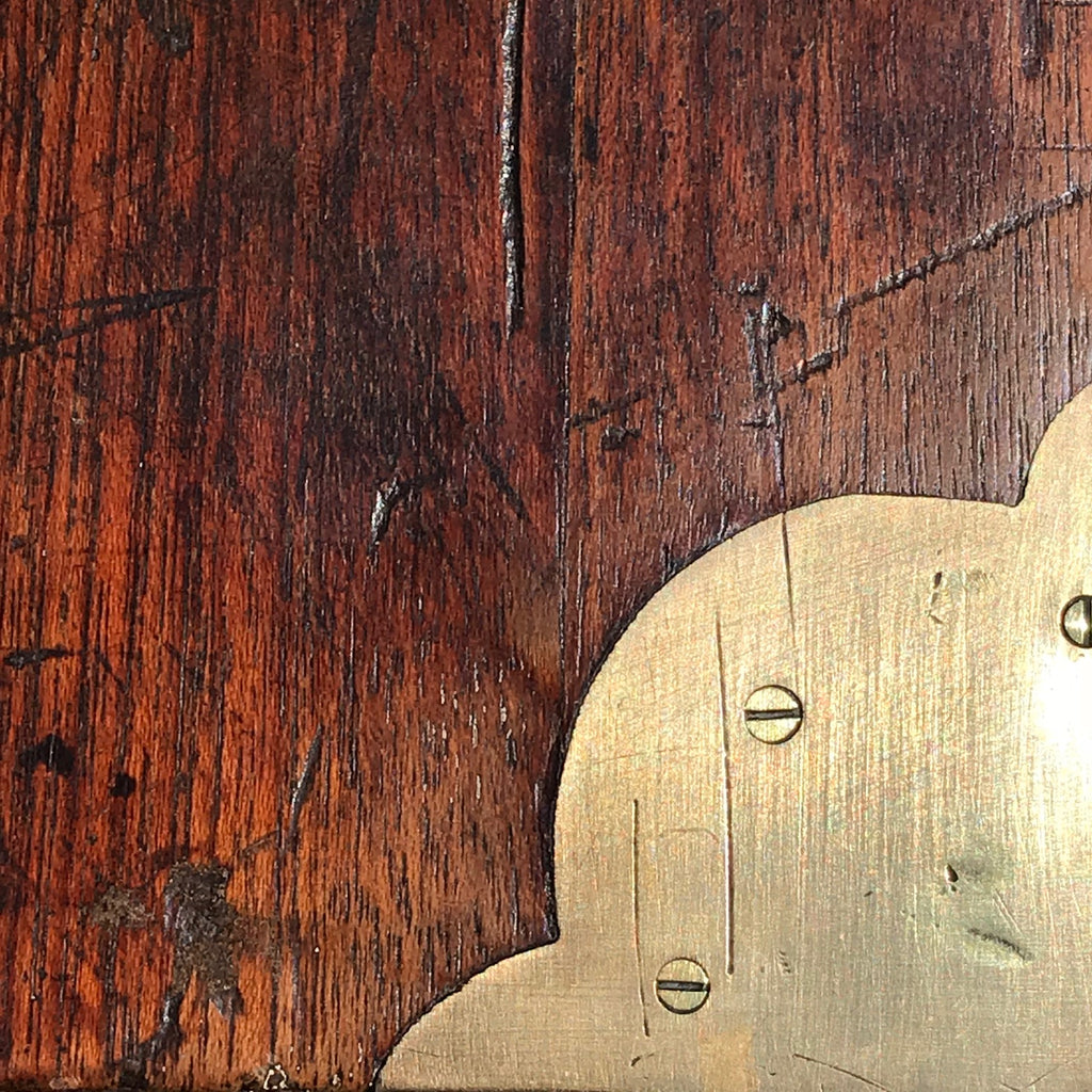 19th Century Teak Brass Cornered Trunk - Detail View - 3