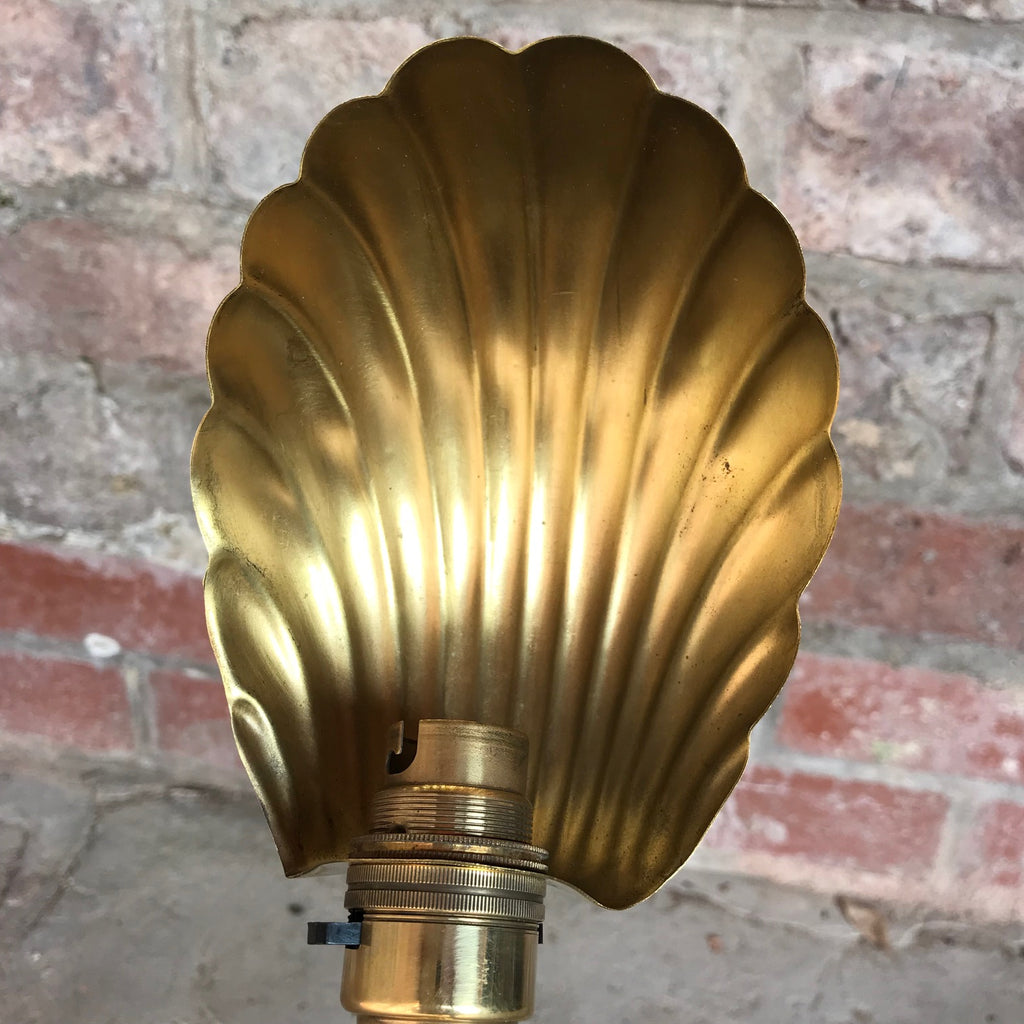 Art Nouveau Adjustable Brass Desk Lamp - Shade Detail View - 4