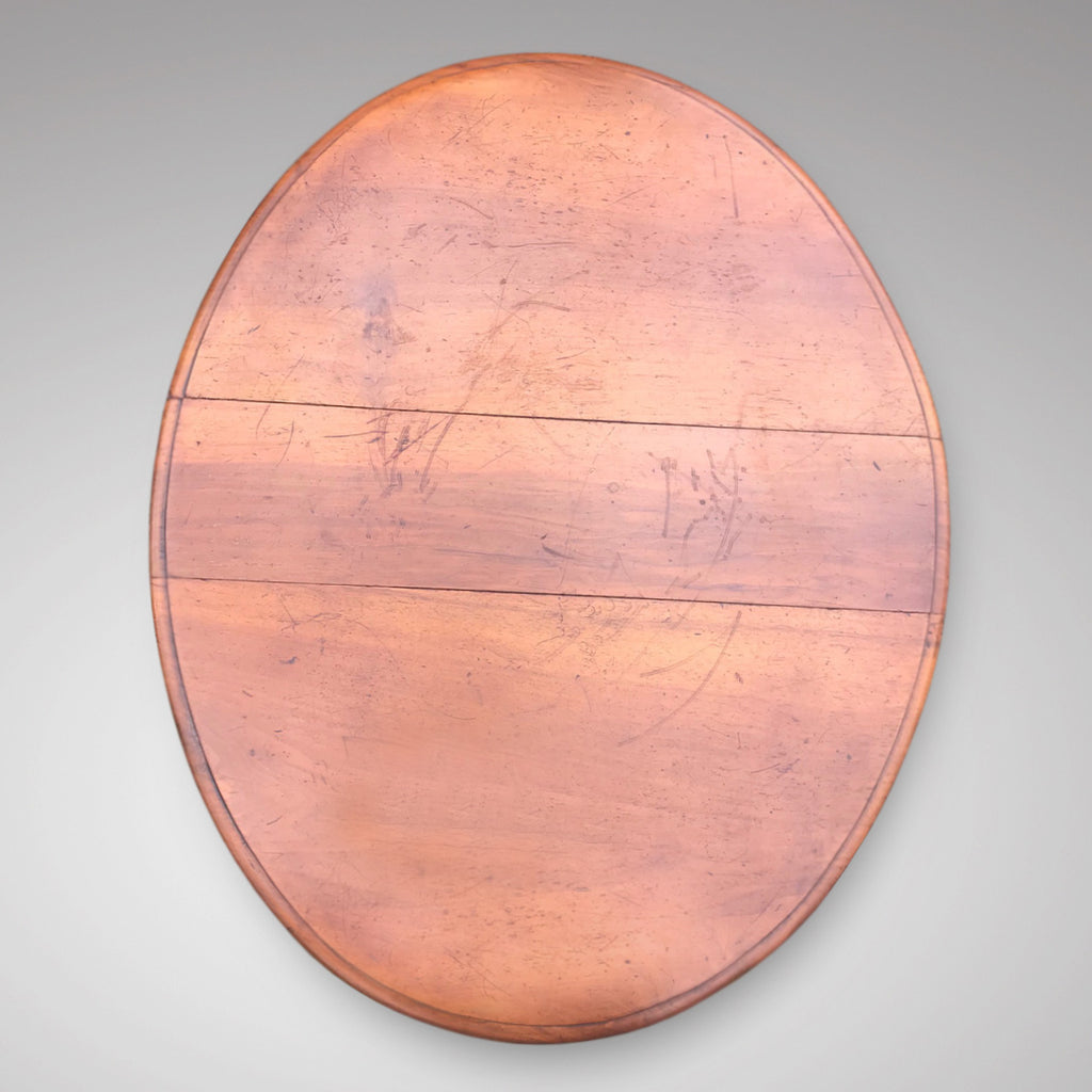 Walnut Baby Sutherland Table on Bobbin Supports - Top View - 3