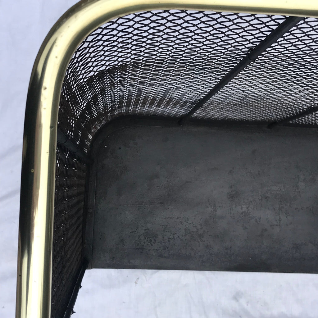 Victorian Nursery Fireguard with Brass Rail - Detail View - 5