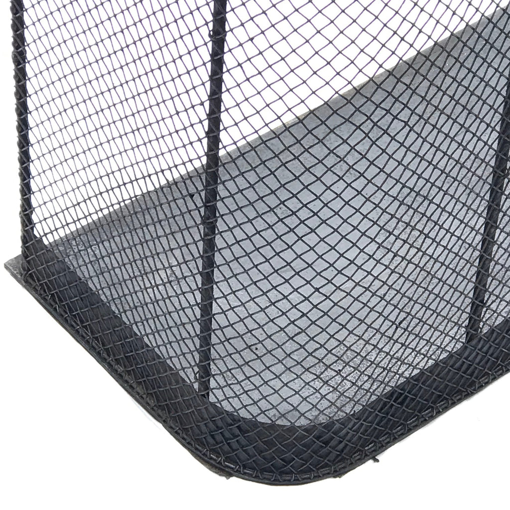 Victorian Nursery Fireguard with Brass Rail - Detail View - 2