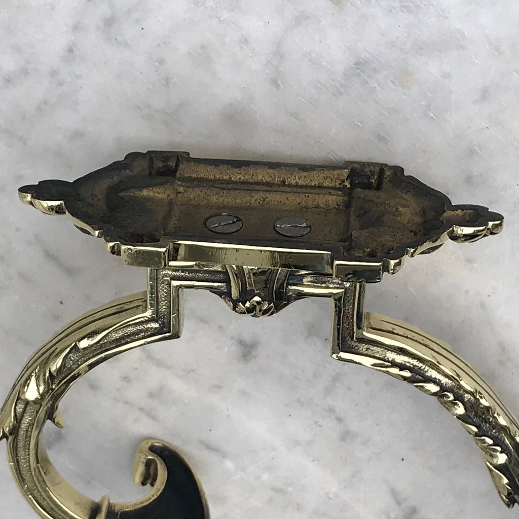 Three 19th Century Brass Hat & Coat Hooks - Detail View - 8