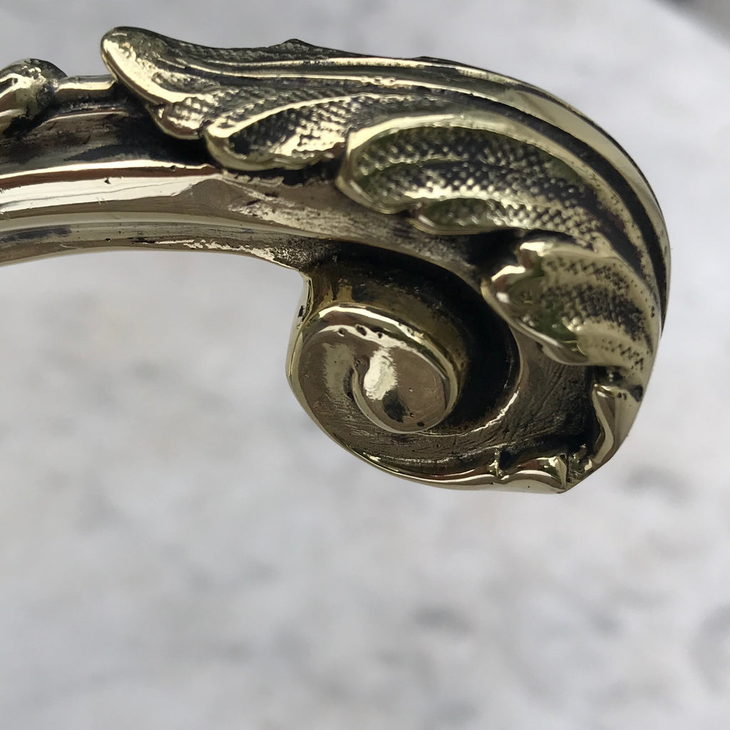 Three 19th Century Brass Hat & Coat Hooks - Detail View - 3