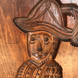 Enormous 19th Century Elm Gingerbread Mold - Detail View - 2