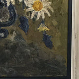 Large 20th Century Floral Still Life Oil Painting - Detail View - 4