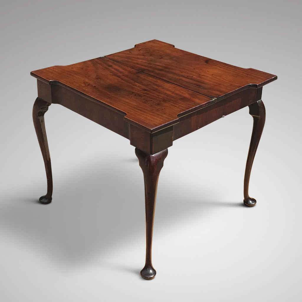 George II Mahogany Tea Table - Open View - 3