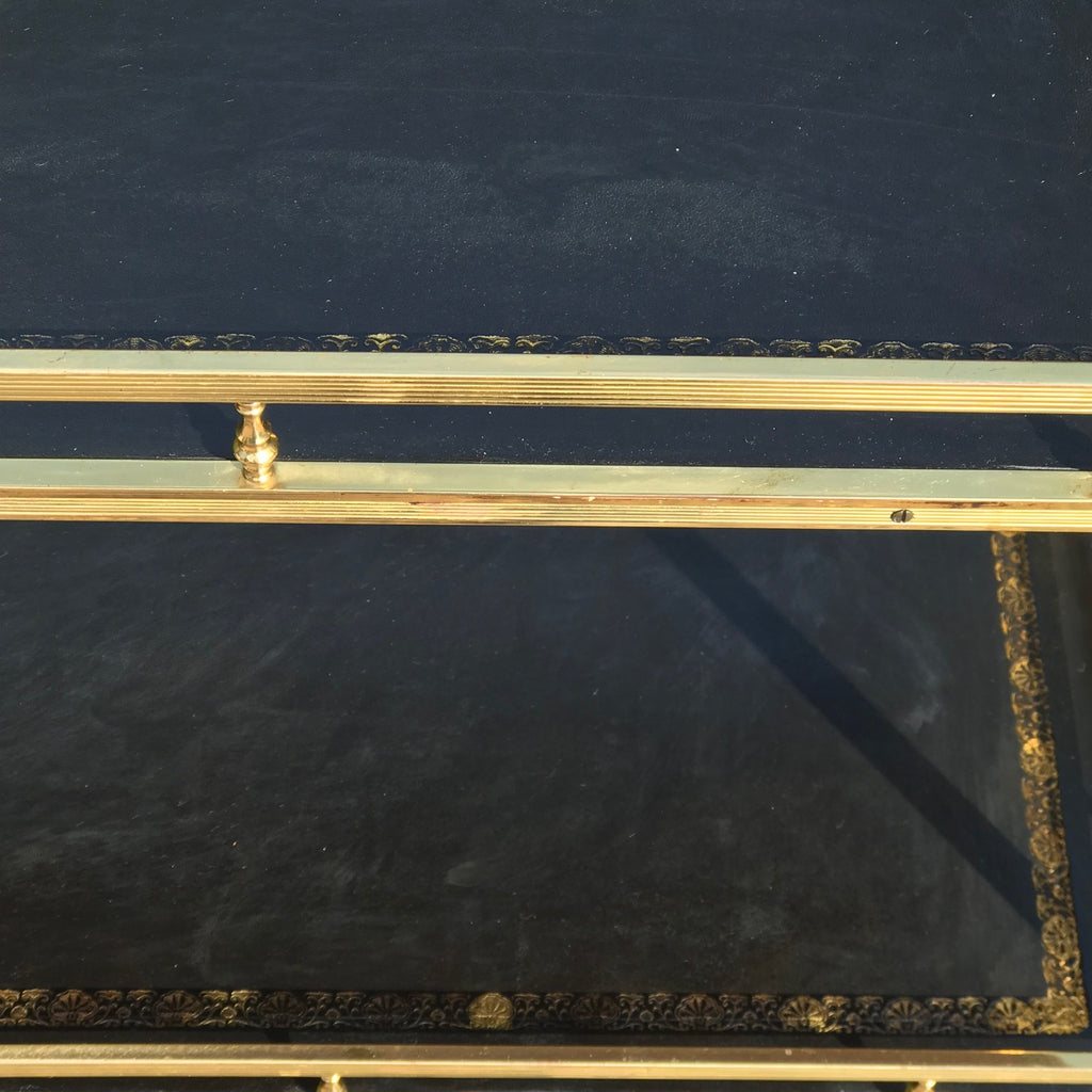 Vintage Brass Drinks Trolley - Detail View - 5