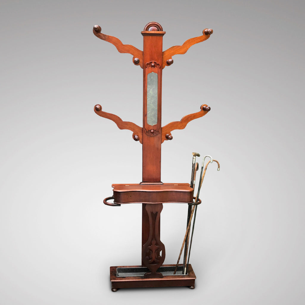 19th Century Mahogany Hall Stand - Main View - 1