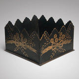 Painted Toleware Planter with Castellated Top - Main View - 2
