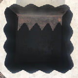 Painted Toleware Planted with Castellated Top - Detail View - 3