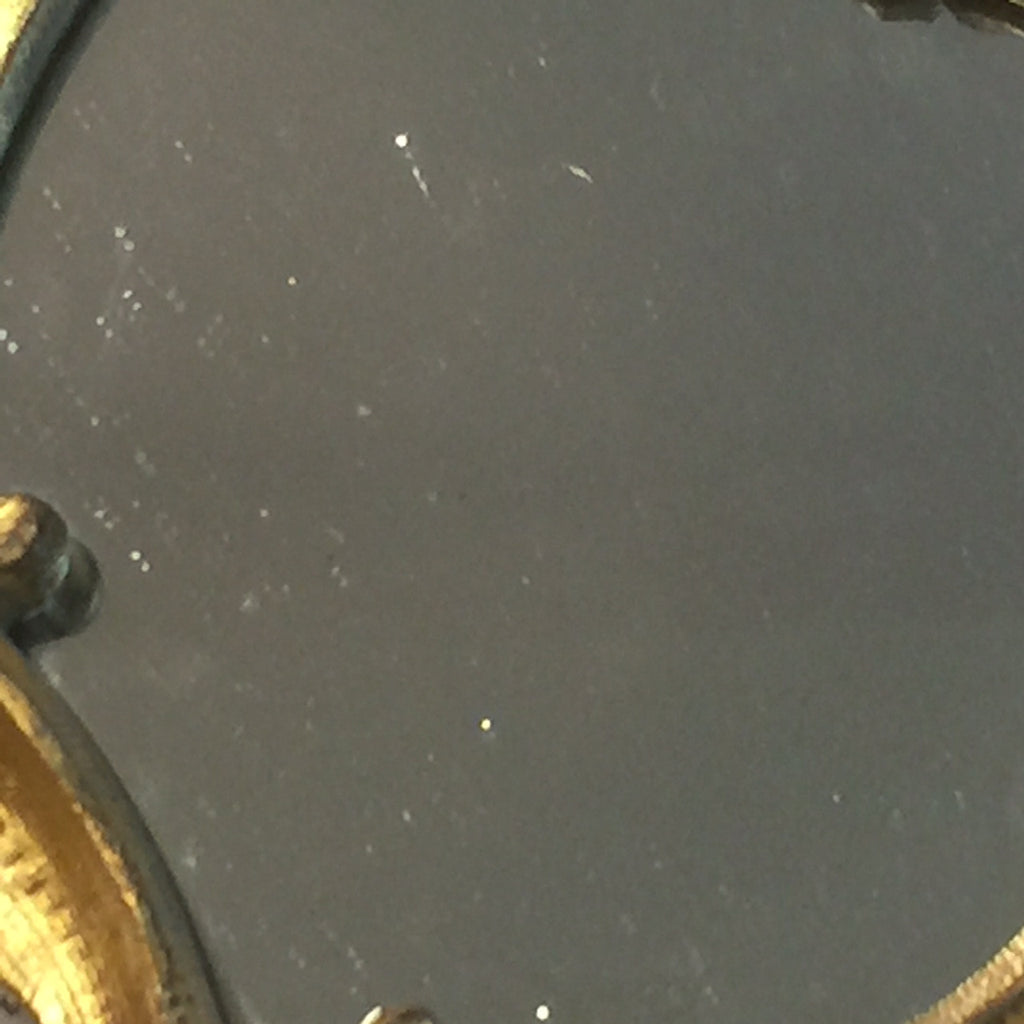A Pair of 19th Century Gilt Metal Girandoles - Close up view of glass 1