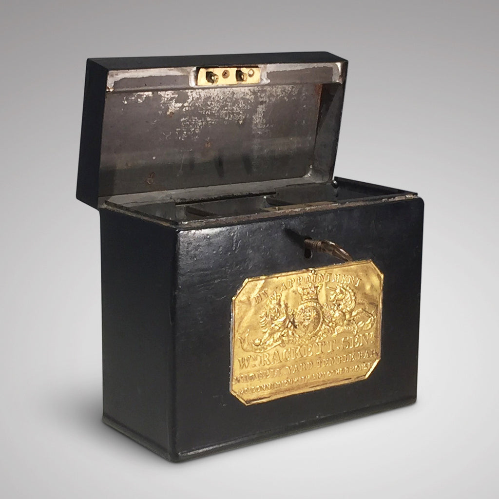 Victorian Tin Box with Hinged Lid - Hobson May Collection - 1