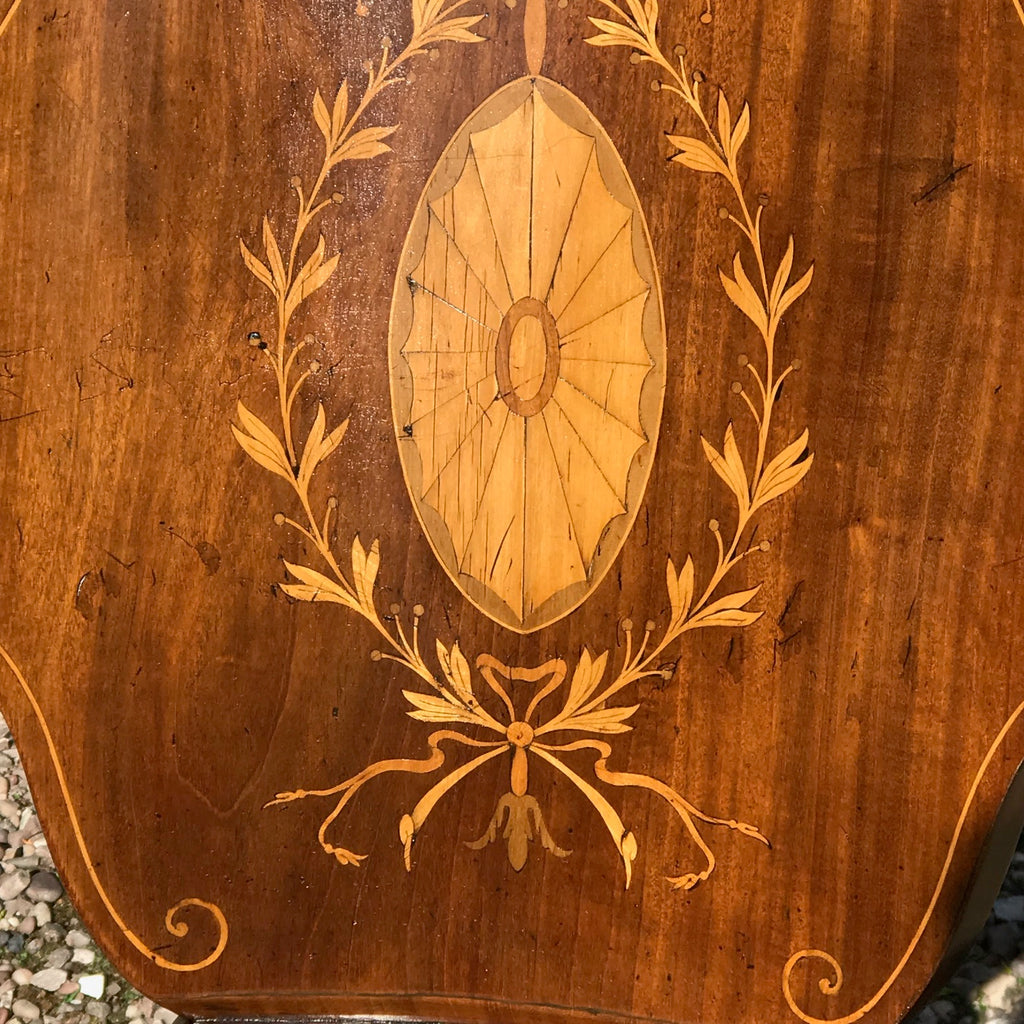 Edwardian Mahogany Open Armchair in the Manner of Cornelius Smith - Detail View - 4