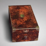 Victorian  Mulberry Wood Campaign Toilette Box - Hobson May Collection - 1