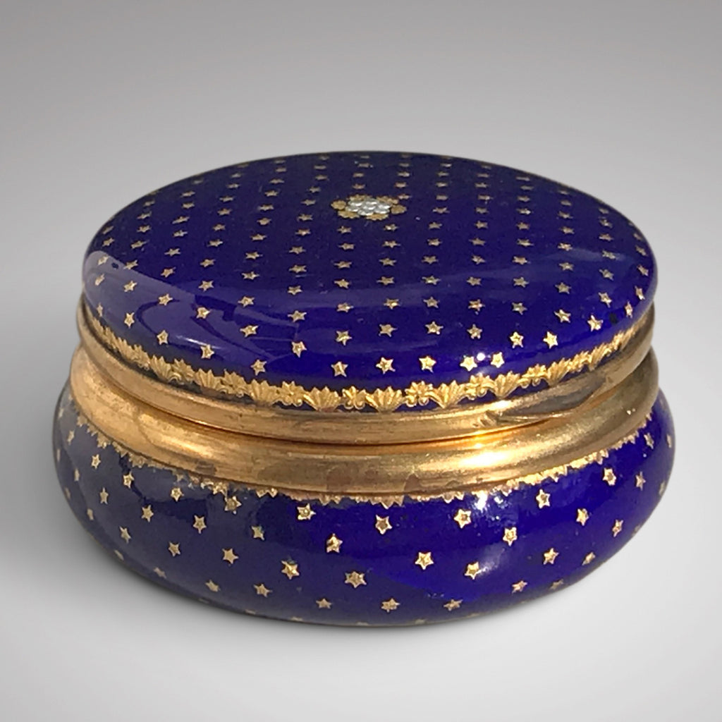 Bressan Blue Enamel Box - Main View - 1