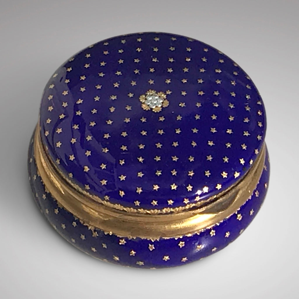 Bressan Blue Enamel Box - Main View - 2