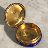 Bresan Blue Enamel Box - Detail View - 3