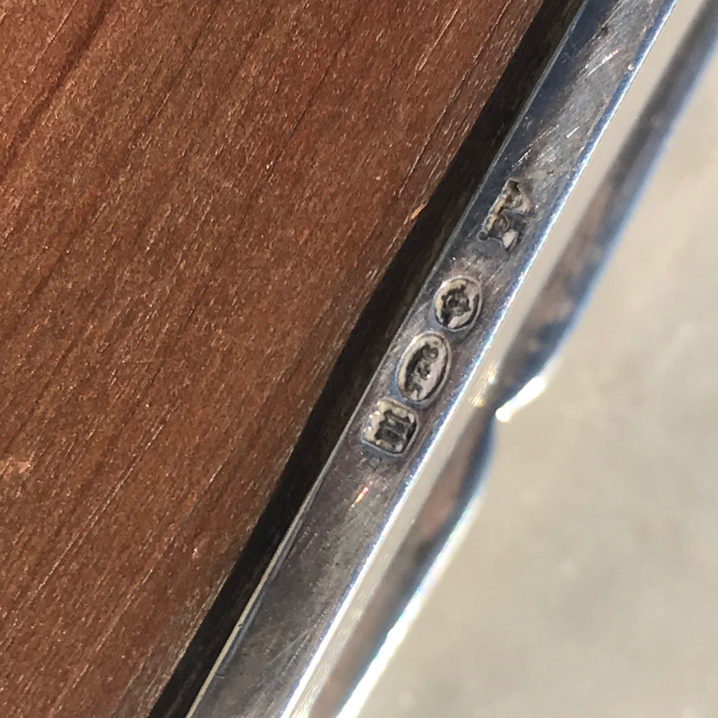 Silver Jewel Box with Yellow Guilloche Enamel Top - Detail View - 8