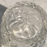 Art Deco Cut Glass Jar with Silver & Enamel Top - Detail View - 7