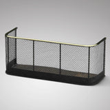 Victorian Fire Guard with Brass Top Rail - Main View - 1