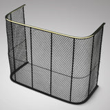 Victorian Nursery Fire Guard with Brass Top Rail - Main View - 1