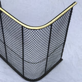 Victorian Nursery Fire Guard with Brass Top Rail - Detail View - 2