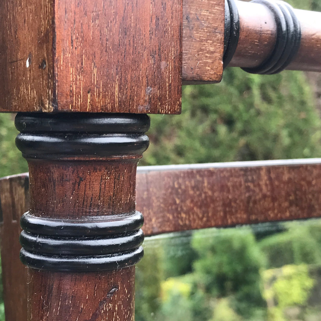 Edwardian Mahogany Cheval Mirror