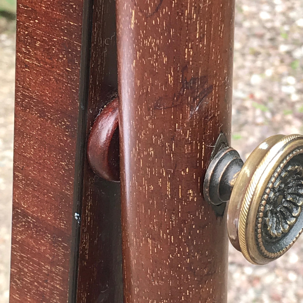 Edwardian Mahogany Cheval Mirror - Detail View - 6