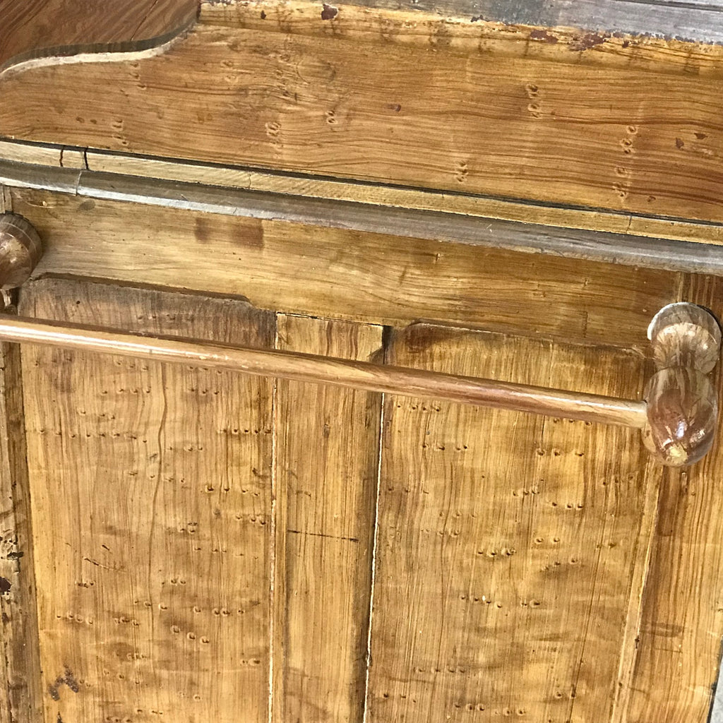 Small Original Scumble Painted Victorian Dresser - Detail View - 6