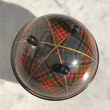 Antique Mauchline Ware Tartan String Box - Detail View - 4