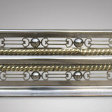 Georgian Steel and Brass Fender - Detail View- 4