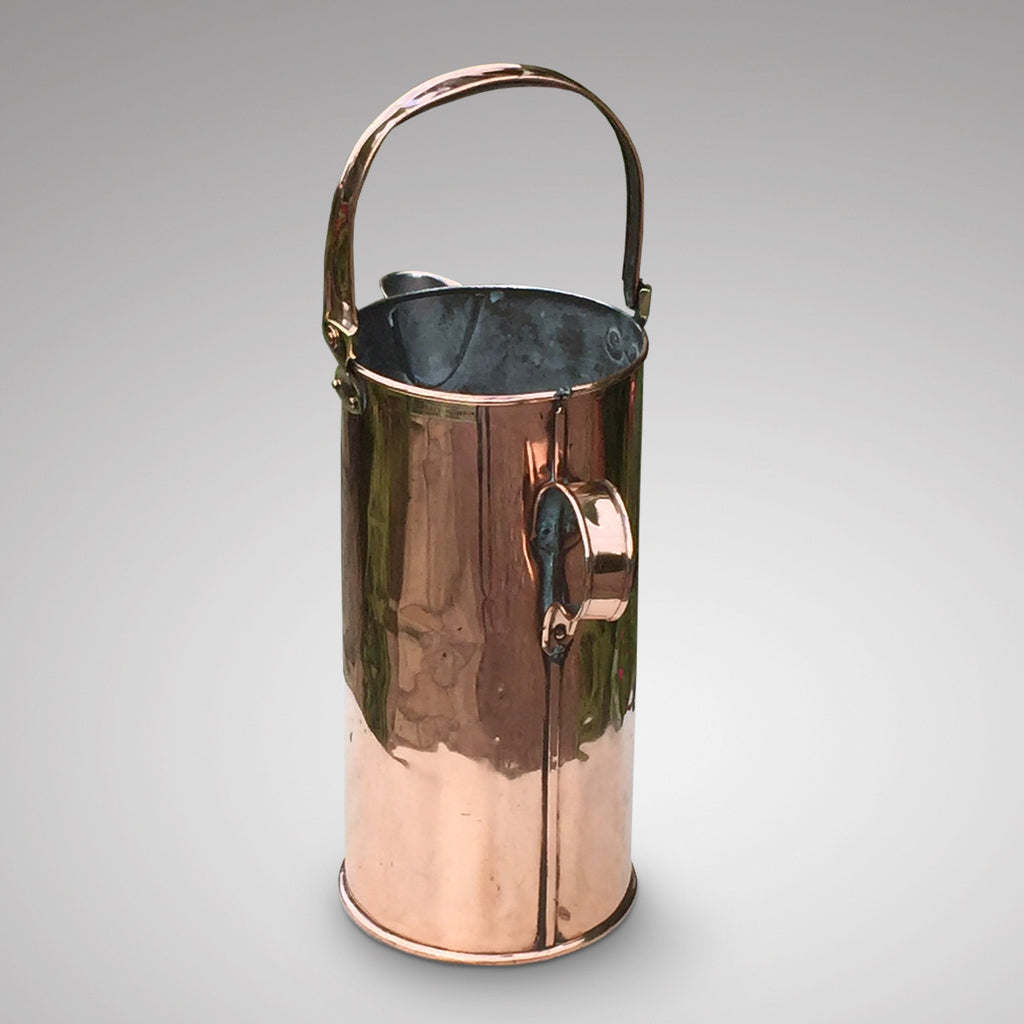 A Rare Copper Horlicks Advertising Jug - Back View- 3