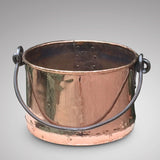 19th Century Copper Planter/Log Bin - Front View-2