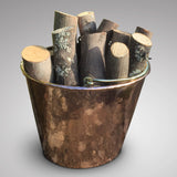 Georgian Oval Copper Peat Bucket - Front View - 2